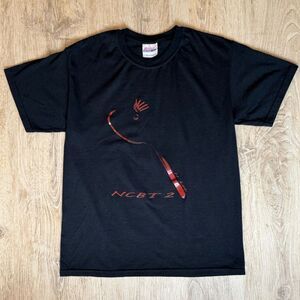 Vintage Bintang Badminton Academy Graphic T-Shirt Red Star Black Hanes Size S
